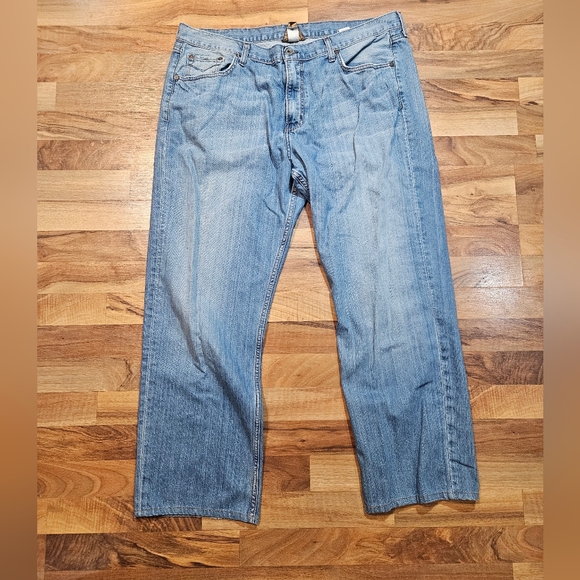 Lucky Brand 410 Vintage Straight Jeans Men’s 40x32 Light Wash Denim - Picture 6 of 12